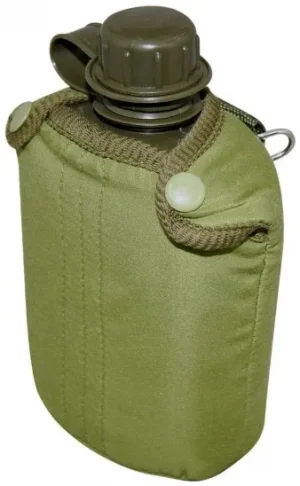 Cantil Plastico Verde Nautika Com Capa 0,9lts