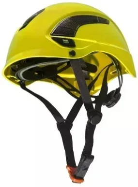 Capacete Focus Montana Certificado CE Novo Design Amarelo