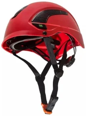 Capacete Focus Montana Certificado CE Novo Design Vermelho