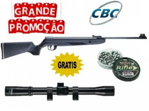 Carabina CBC F22 GII Standardt Cal 5,5mm + Luneta 4x20