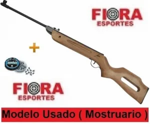 Carabina de Pressão Fiora Calibre 4,5mm em Madeira