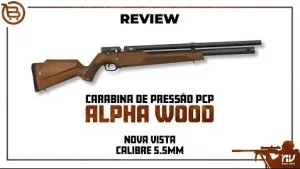 Carabina PCP Nova Vista Alpha Wood 10 Tiros Cal 5,5mm