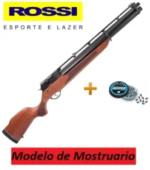 Carabina PCP Rossi R8 Short Madeira Cal 5,5mm + Case Rigido