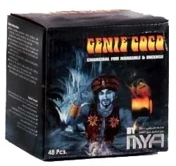 Carvão Para Narguilé Coco Mya Genie 48und