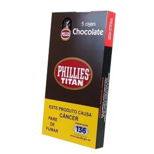 Charuto Phillies Titan Chocolate c/ 5und