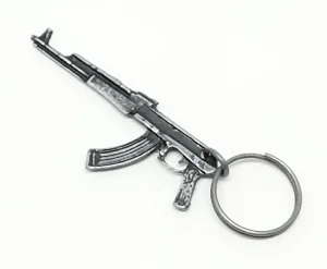 Chaveiro de Metal Tipo Rifle / Fuzil
