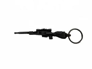 Chaveiro de Metal Tipo Rifle / Fuzil