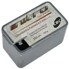 Chumbinho CBC Nitro Silver Pointed 4,5mm