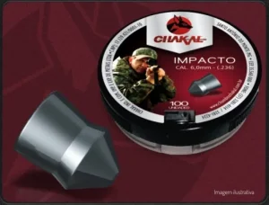 Chumbinho Chakal Impacto 6,0mm