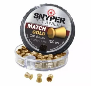 Chumbinho Snyper Titanium Gold Match Cal 5,5mm