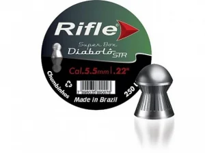 Chumbinho Rifle 5,5mm Super Box c/ 250und