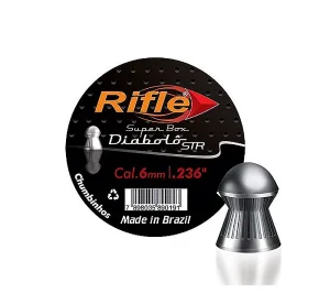 Chumbinho Rifle 6,0mm c/ 100und