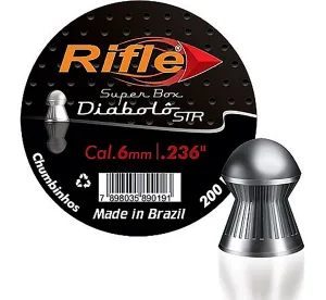Chumbinho Rifle 6,0mm Super Box c/ 200und