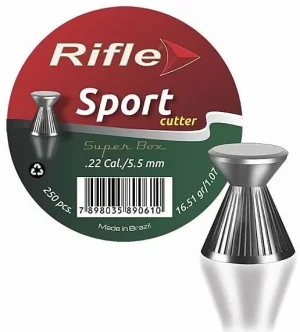 Chumbinho Rifle Cutter Premium Series 5,5mm 1,07gr c/ 250und