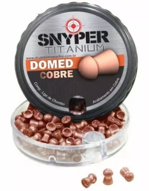 Chumbinho Snyper Titanium Cobre Domed Cal 5,5mm