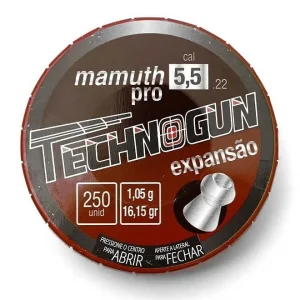 Chumbinho Technogun Mamuth Pro c/ 250und 5,5mm