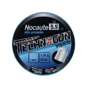 Chumbinho Technogun Nocaute 1,47gr 5,5mm