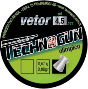 Chumbinho Technogun Vetor Master c/ 500und 4,5mm