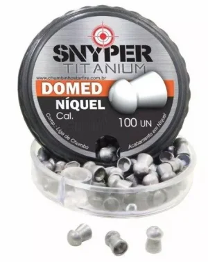 Chumbinho Snyper Titanium Niquel Domed Cal 5,5mm