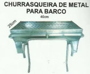 Churrasqueira Para Barco Leve e Compacta