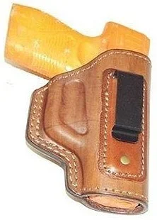 Coldre Couro Legitimo Pistola Glock G17/G22 Destro Marrom