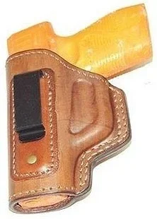 Coldre Couro Legitimo Pistola Glock G19/23/25 Canhoto Marrom