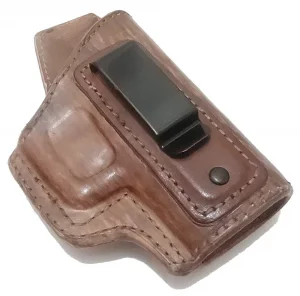 Coldre Couro Legitimo Pistola Glock G42 Modelo Destro Marrom