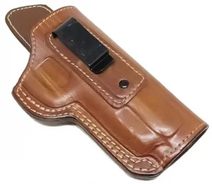 Coldre Couro Legitimo Pistola Imbel MD6 Destro Marrom