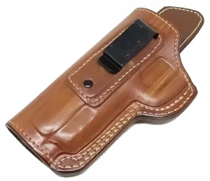Coldre Couro Legitimo Pistola Imbel MD2 Canhoto Marrom