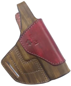 Coldre Couro Legitimo Pistola G17/G22 Modelo Destro Marrom