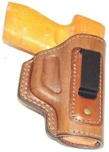 Coldre Couro Legitimo Pistola Taurus PT 740 Destro Marrom