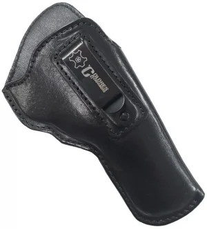Coldre Couro Legitimo Velado Revolver RT 627 Destro Preto