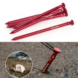 Conjunto Estacas Alumínio Spike NatureHike Barraca - 6und