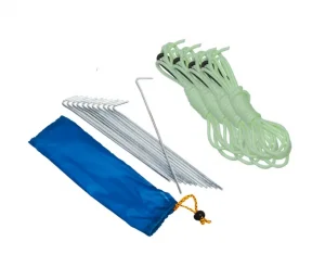 Conjunto Estacas e Cordas Fosforescentes Para Barraca