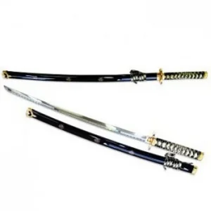 Espada Samurai 41” Banhado a Ouro 24 K