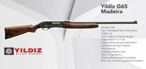Espingarda Yildiz G65 Semi Automatica Cal 12