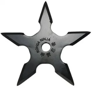 Estrela de Arremesso Ninja Shuriken 5 Pontas