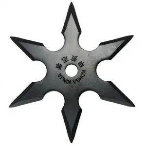 Estrela de Arremesso Ninja Shuriken 6 Pontas