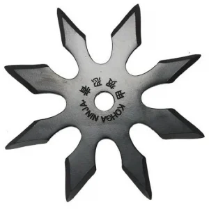 Estrela de Arremesso Ninja Shuriken 8 Pontas