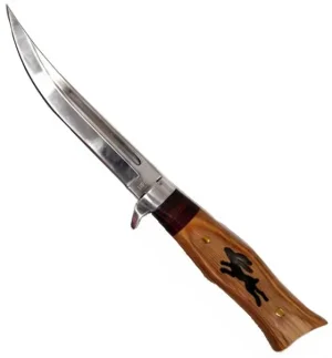 Faca Americana Inox Cabo Anatomico Trabalhado