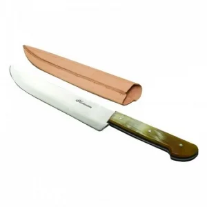 Faca Inox Cabo Chifre 200mm Lamina