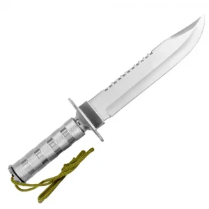 Faca Original Inox Cabo Anatomico Com Bussola
