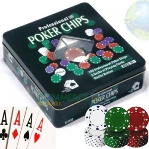 Ficha de Poker Lata 100und Completo