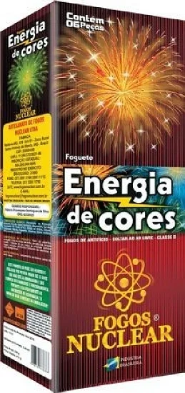 Foguete Energia de Cores Caixa c/ 6und