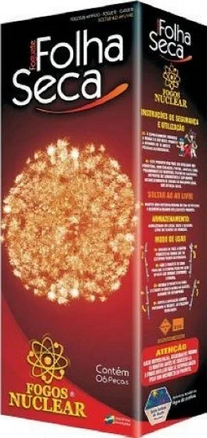 Foguete Folha Seca Caixa c/ 6und