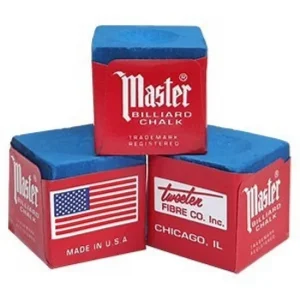 Giz Profissional Azul Master Para Tacos Bilhar ou Sinuca