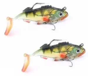 Isca Peixinho Silicone 5,5cm c/ 2und