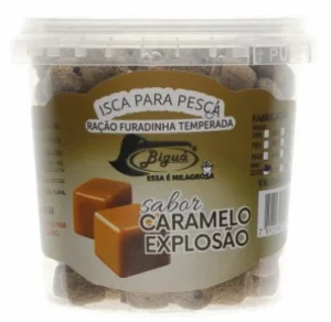 Isca Pronta Furadinha Caramelo Explosao Pote 90gr