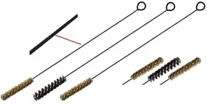 Kit 3 Escovas Limpeza Espingarda Cal 12/16/20 REVESTIDA
