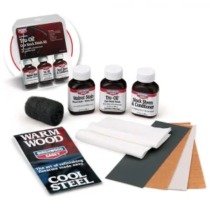 Kit Completo Luxo Tru Oil Restaurador Coronhas Birchwood